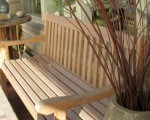 Superior Teak Three Seater Bench 1833